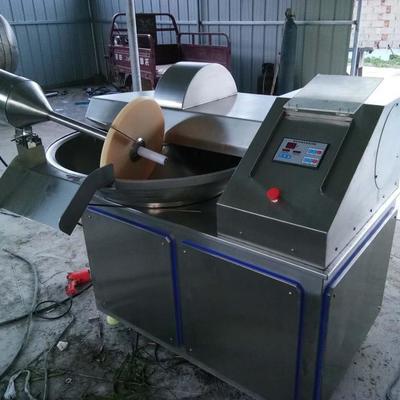 誼誠125自動出料斬拌機ZB125 千頁豆腐斬拌機ZB-125 變頻斬拌機-諸城市誼城食品機械